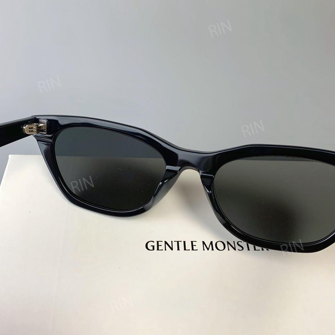 GENTLE MONSTER ブラック キャットアイサングラス COOKIE