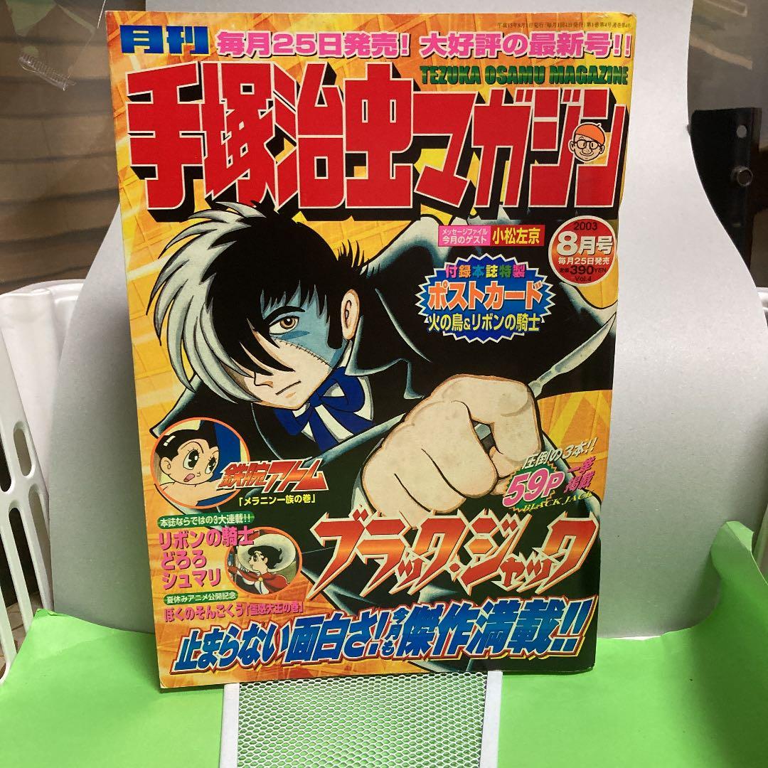 手塚治虫マガジン 雑誌セット（創刊号）２００３年５月号から２００３年１２月号ー