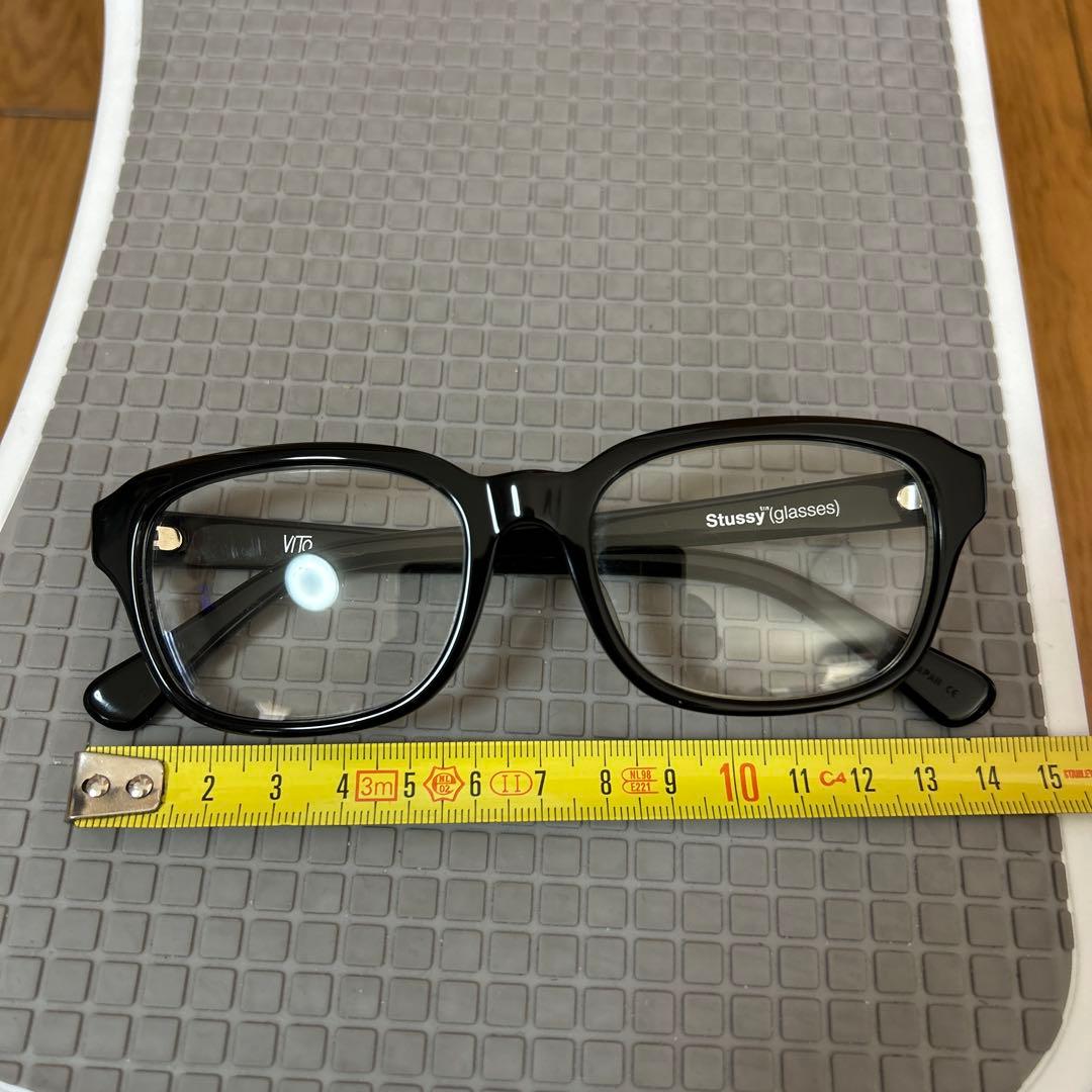 Stussy glasses VITO サングラス　黒縁メガネ　伊達メガネ