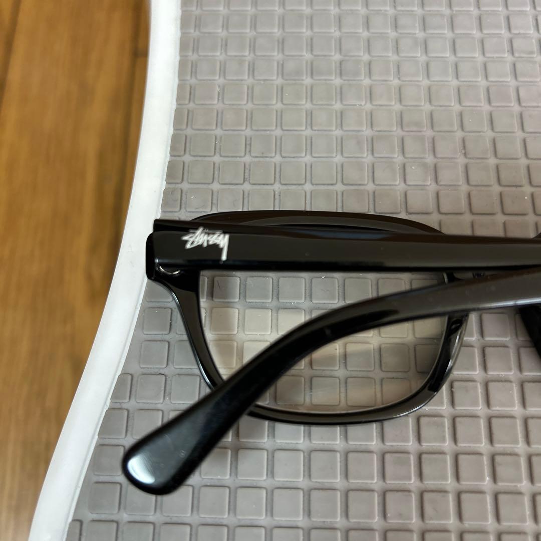 Stussy glasses VITO サングラス　黒縁メガネ　伊達メガネ