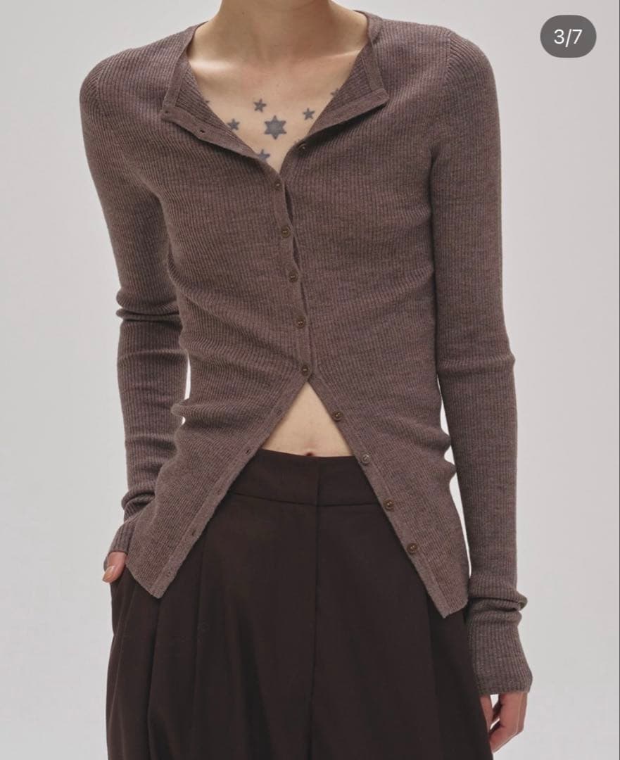 トップス TODAYFUL silk wool knit cardigan