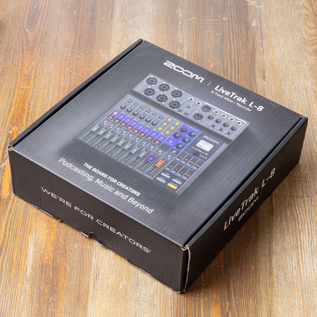 【美品②】ZOOM LiveTrak L-8 8chミキサー/レコーダー