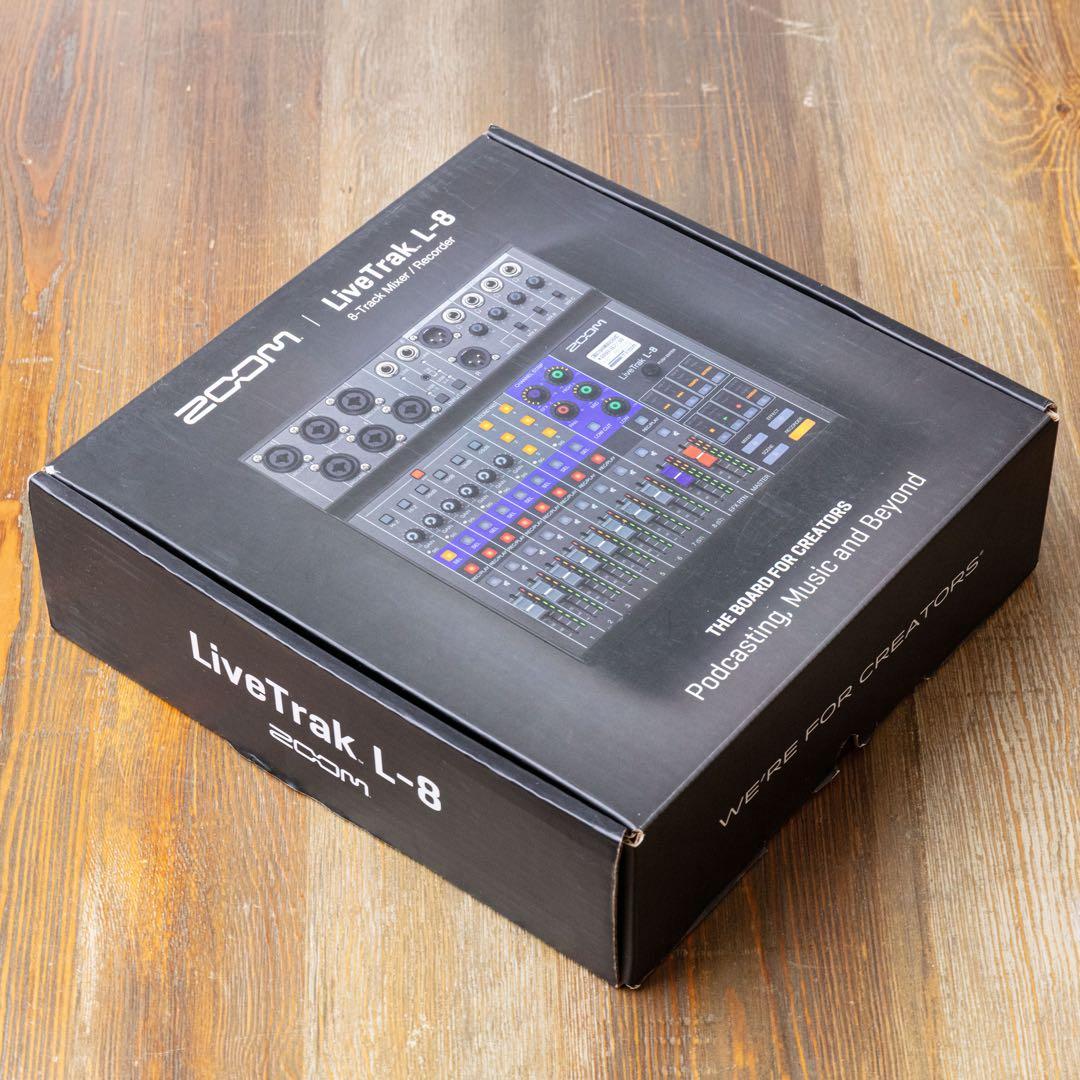 【美品②】ZOOM LiveTrak L-8 8chミキサー/レコーダー