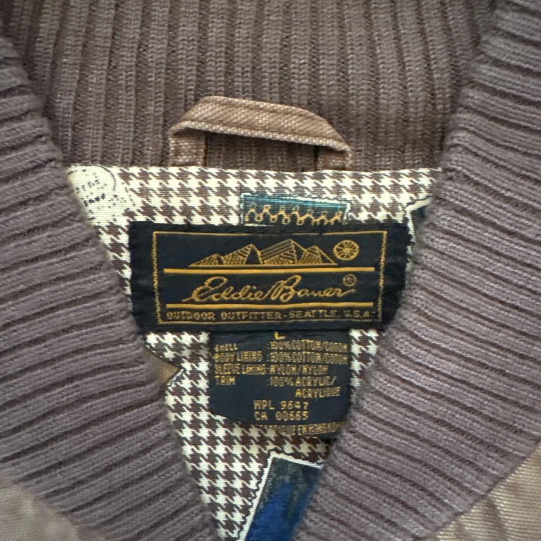 Eddie Bauer カーキ 黒タグ　ブルゾン