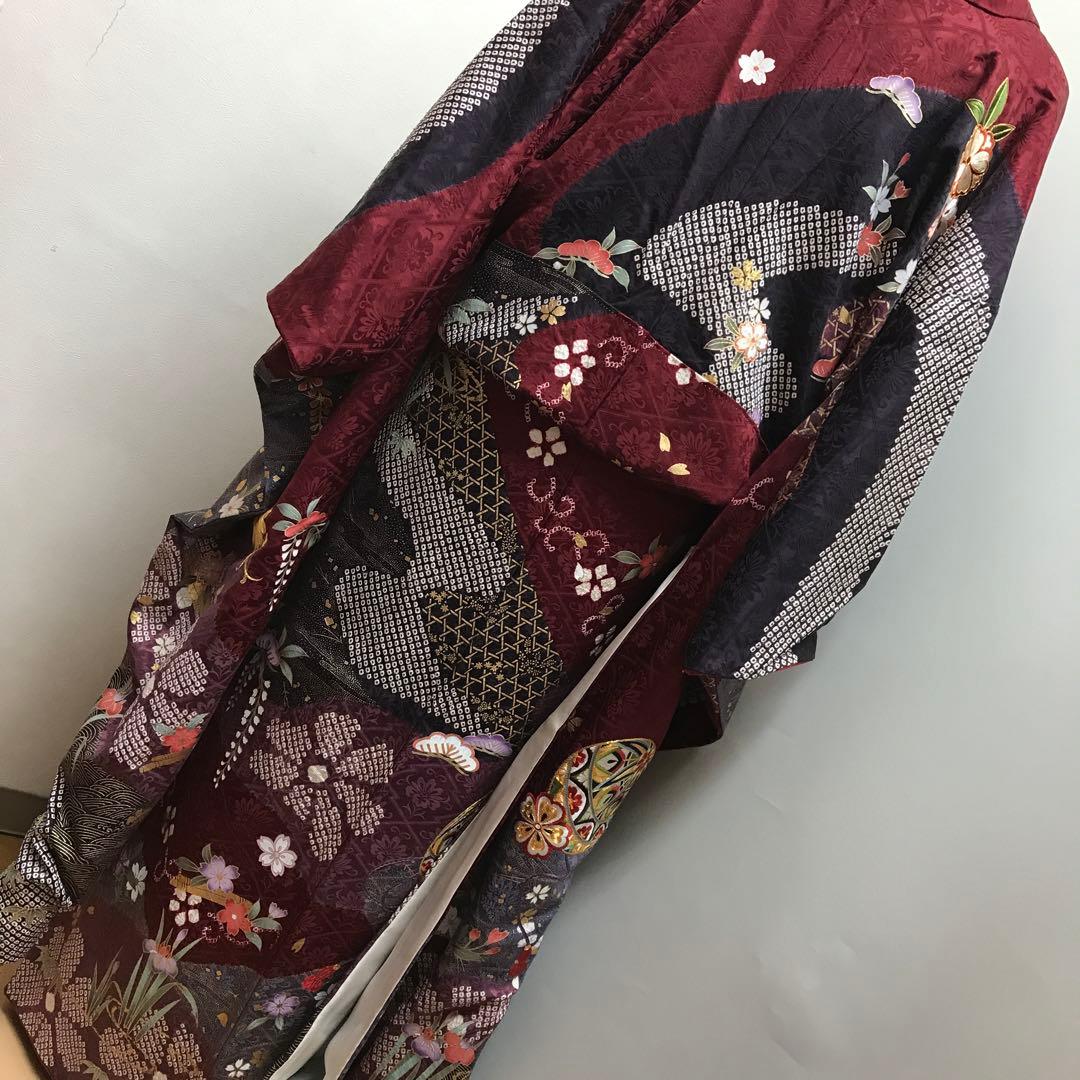 豪華 振袖三点セット お着物 袋帯 長襦袢