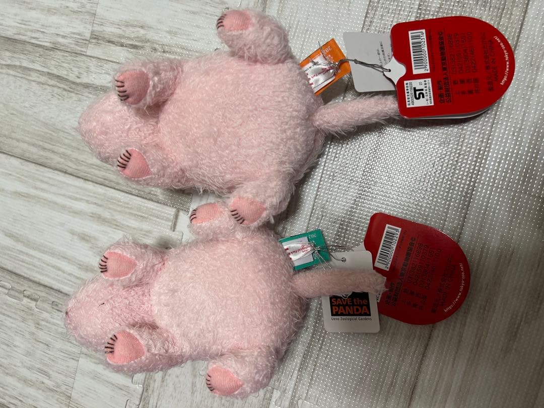 上野動物園 パンダ ぬいぐるみ 新品 シャオシャオ レイレイ