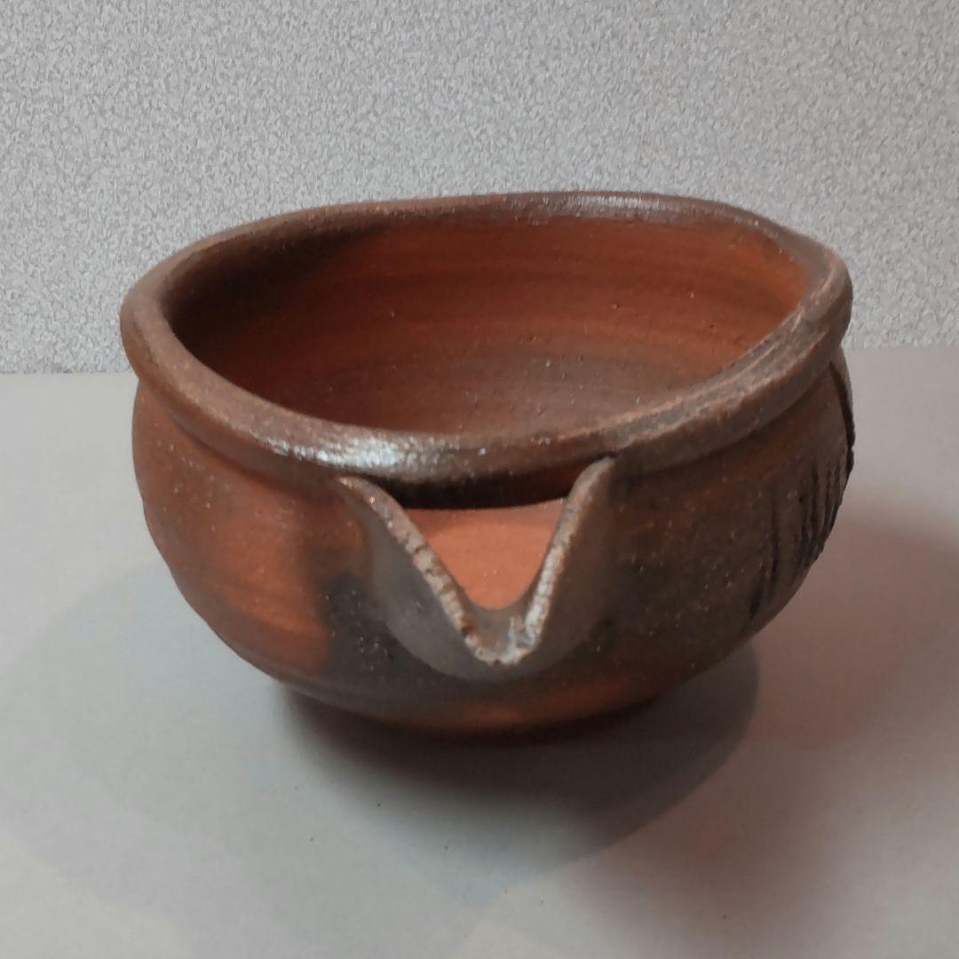 (711Z361)陶芸 水次 水指 酒器 徳利 茶道具 片口 李朝