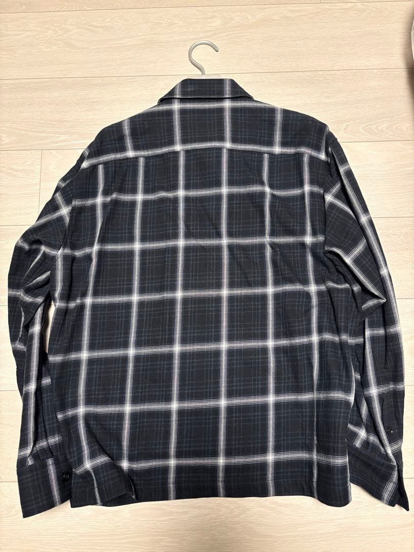 25SS ソロイスト チェックブルゾン　シャツ　46