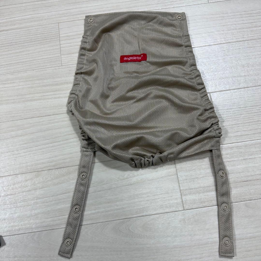 極美品 アンジェレッテ 抱っこ紐 ベビーキャリアオン ベージュ