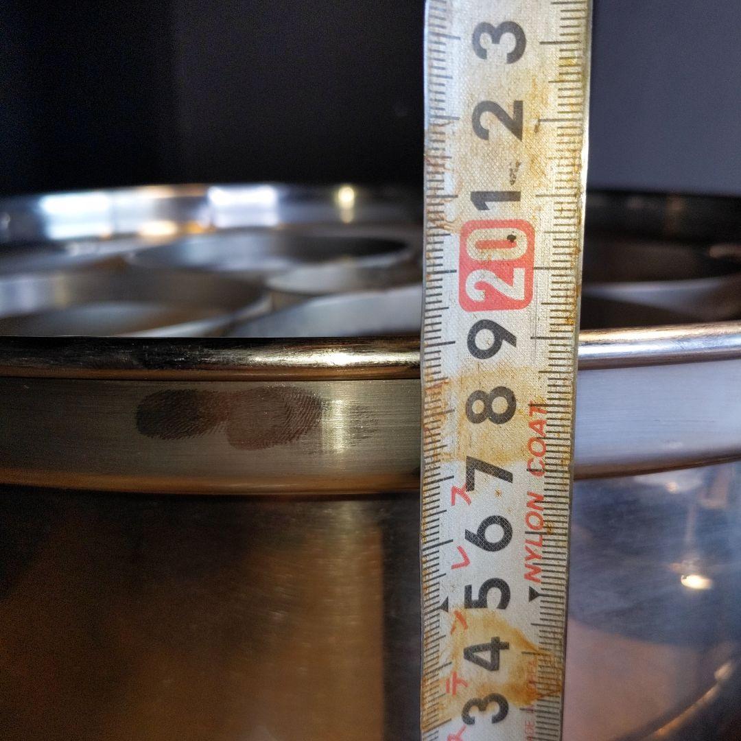 D1206　ラーメン鍋　ストレーナー　セット　麺切り　湯切り　4玉分　厨房機器