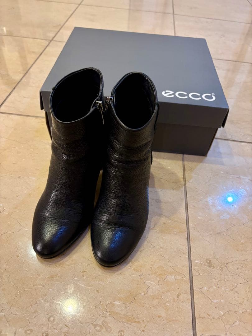★お値下げ★美品★ecco★エコー★ショートブーツ★BLACK★35サイズ