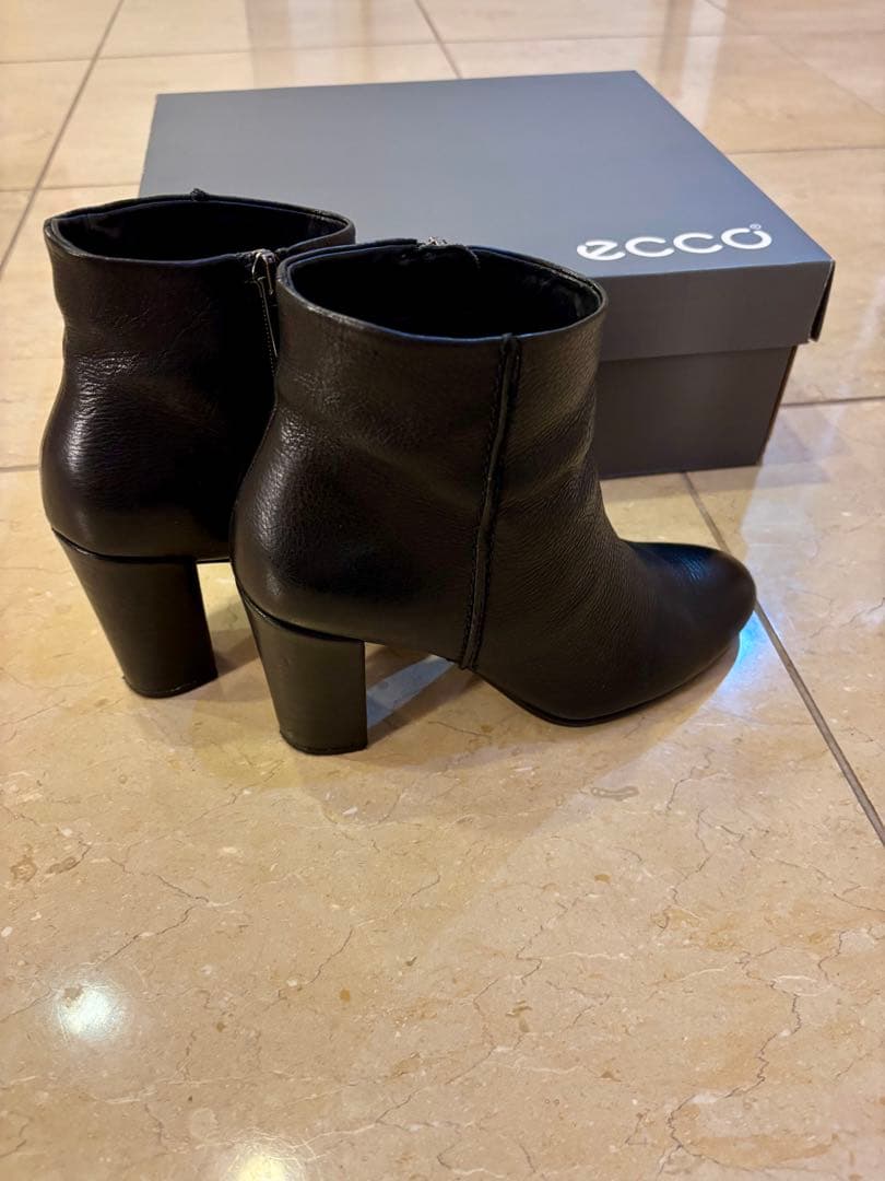 ★お値下げ★美品★ecco★エコー★ショートブーツ★BLACK★35サイズ