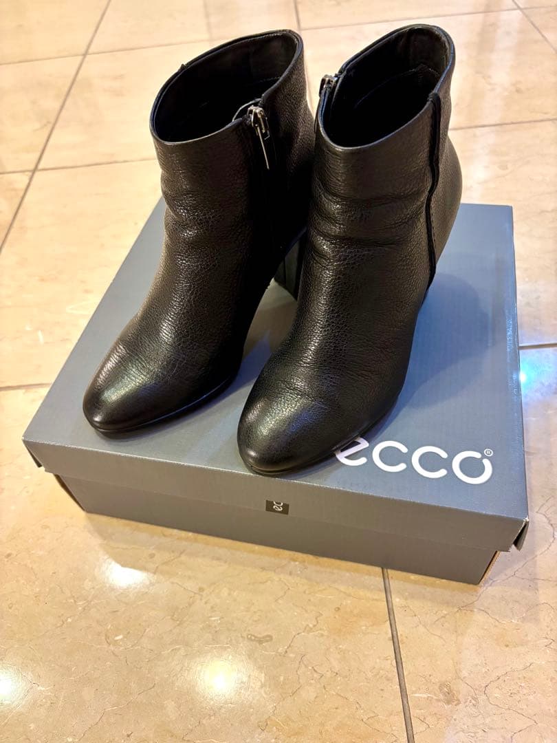★お値下げ★美品★ecco★エコー★ショートブーツ★BLACK★35サイズ