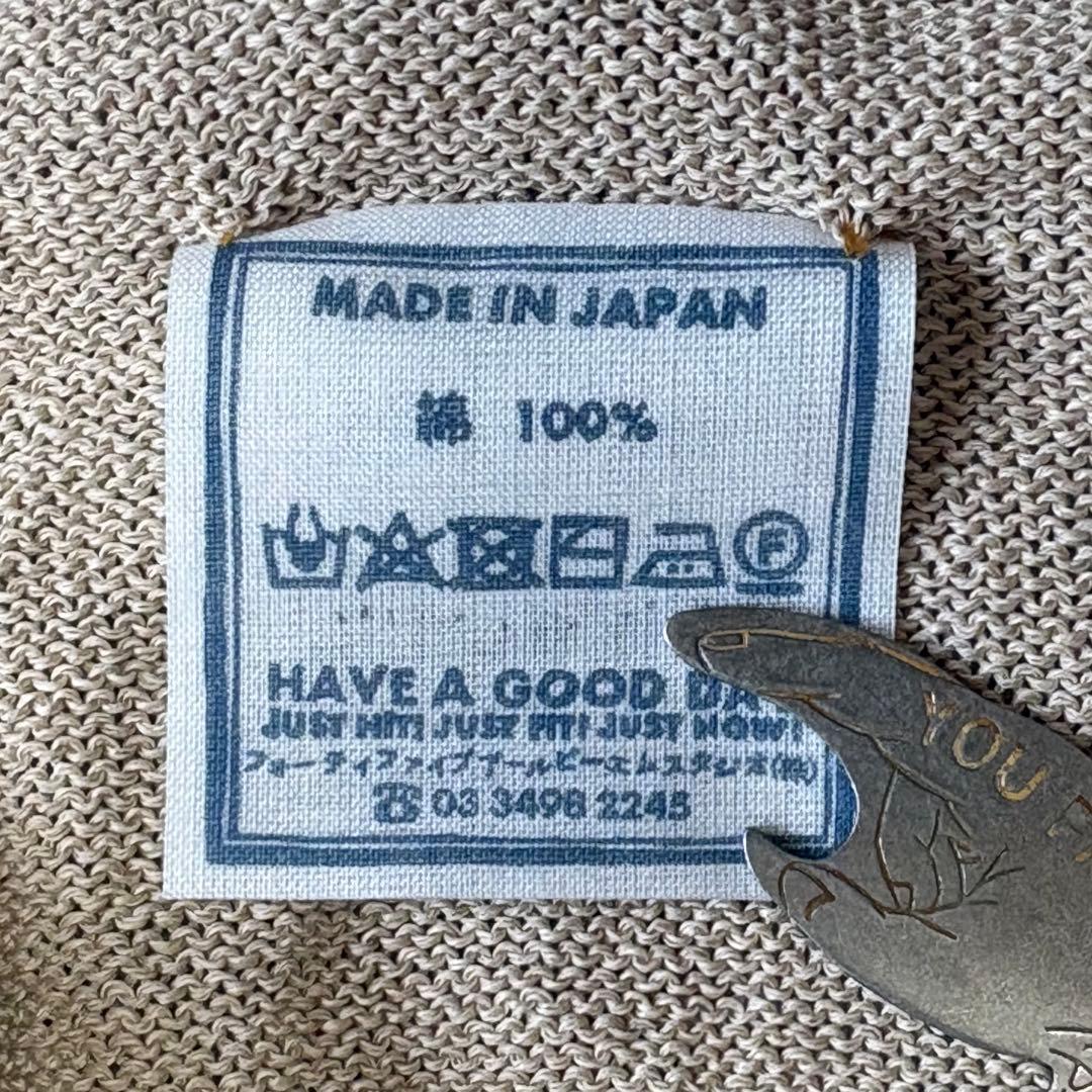 【サンプル品】45R 半袖カットソー Tシャツ リネン オーガニック ナチュラル