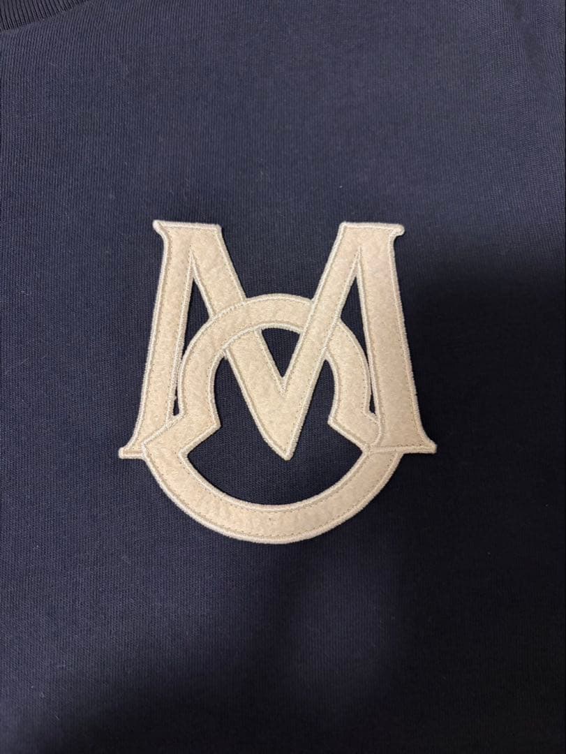 ヒ*ロ様 MONCLER ネイビー 半袖Tシャツ メンズ
