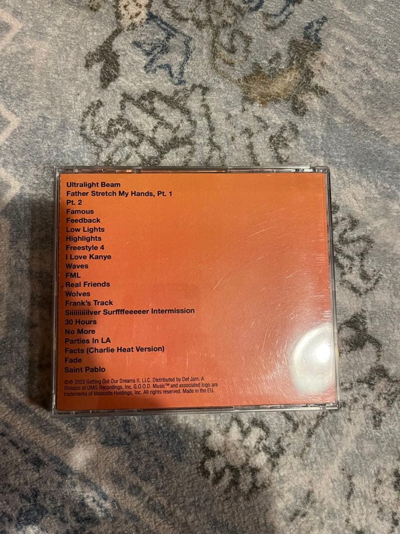 レア　kanye west / the life of pablo CD