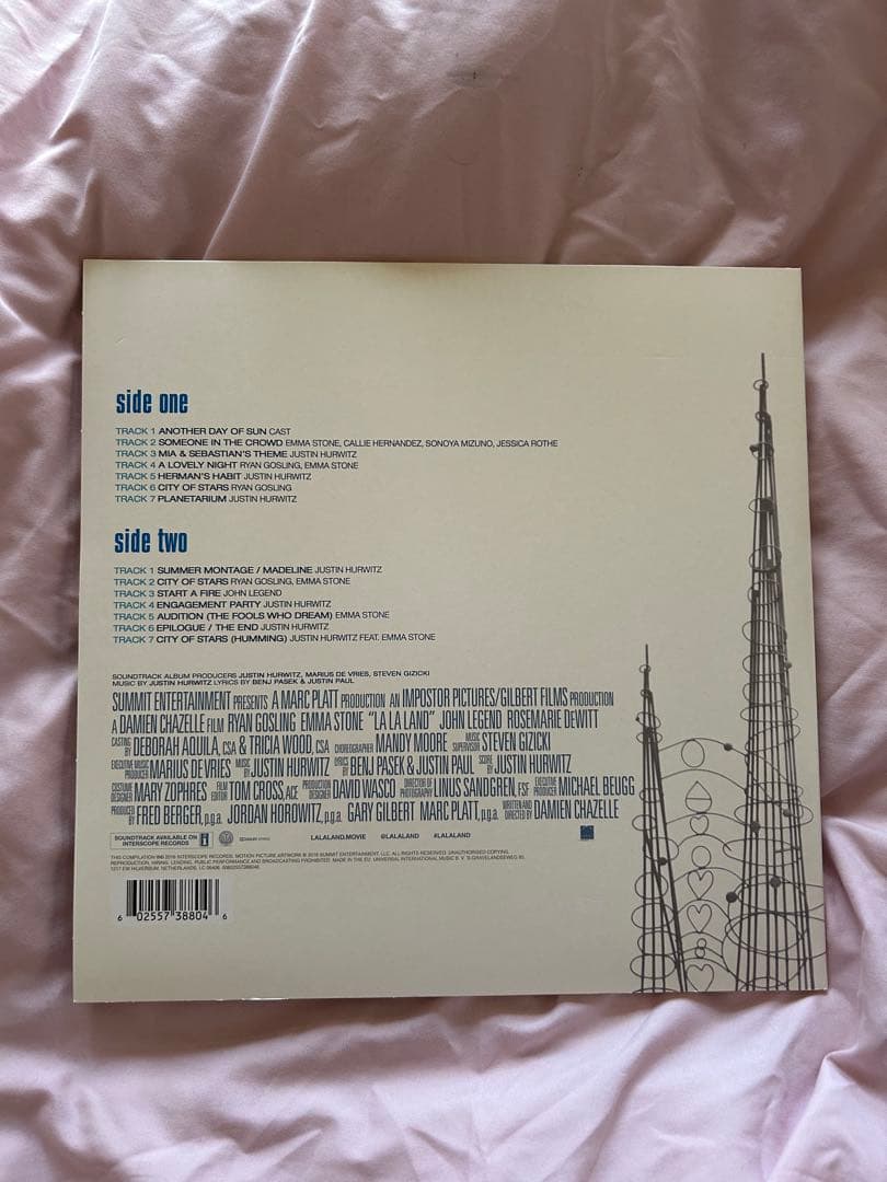 La La Land ララランド　オリジナルサウンドトラック　LPレコード