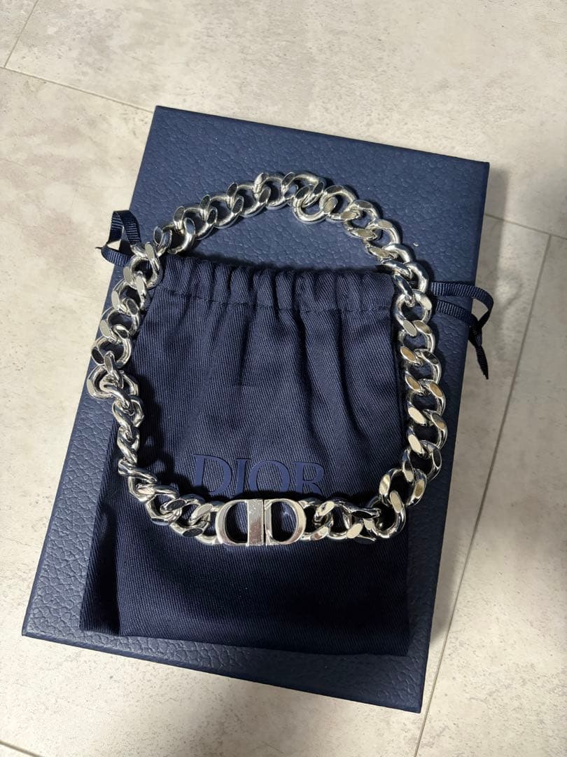 Dior CD Icon チェーンリンク ネックレス