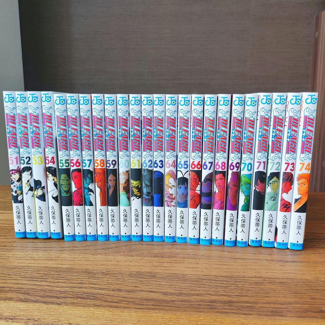 【匿名/送料込】「BLEACH」久保帯人 全巻 74巻 ●美品!