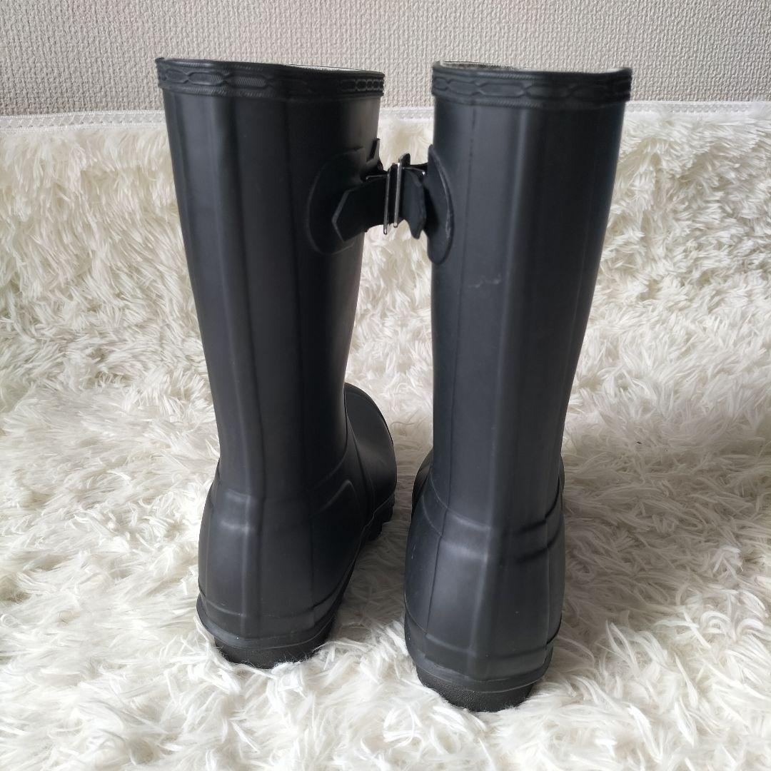 HUNTER ハンター　ブラック 長靴　ミドル 極美品　23.0