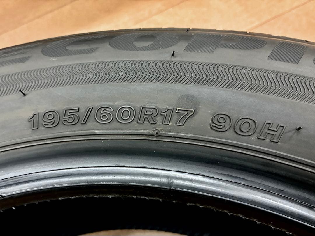 195/60R17 ブリヂストン エコピア EP150 バリ山 4本 送料込み