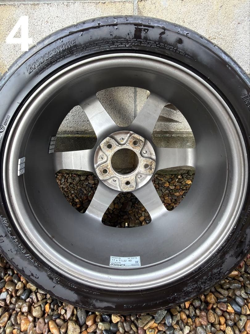 【廃盤】RAYS TE37 SL 17インチ 4本 17×7.5J +40
