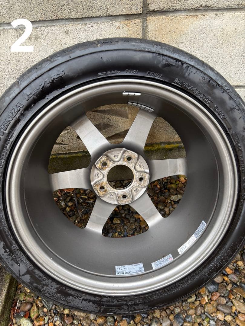 【廃盤】RAYS TE37 SL 17インチ 4本 17×7.5J +40
