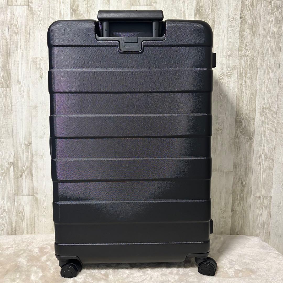 無印良品 キャリーバーの高さを自由に調節できる　ハードキャリーケース　88L