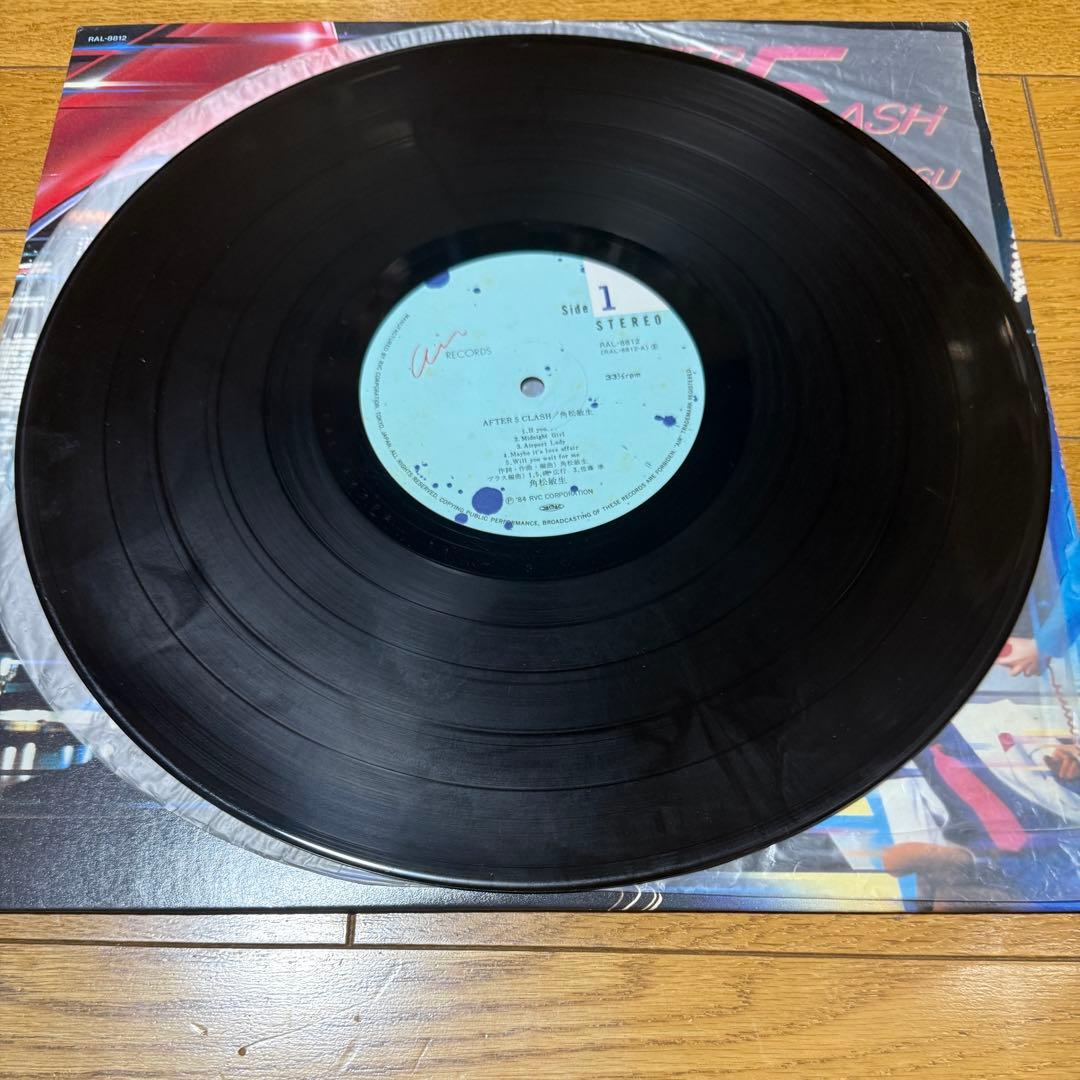 角松敏生 AFTER 5 CLASH レコード LP アナログ盤