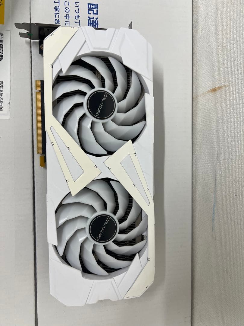 グラフィックボード・グラボ・ビデオカード GALAKURO GK-3060ti WHITE LHR 8GB