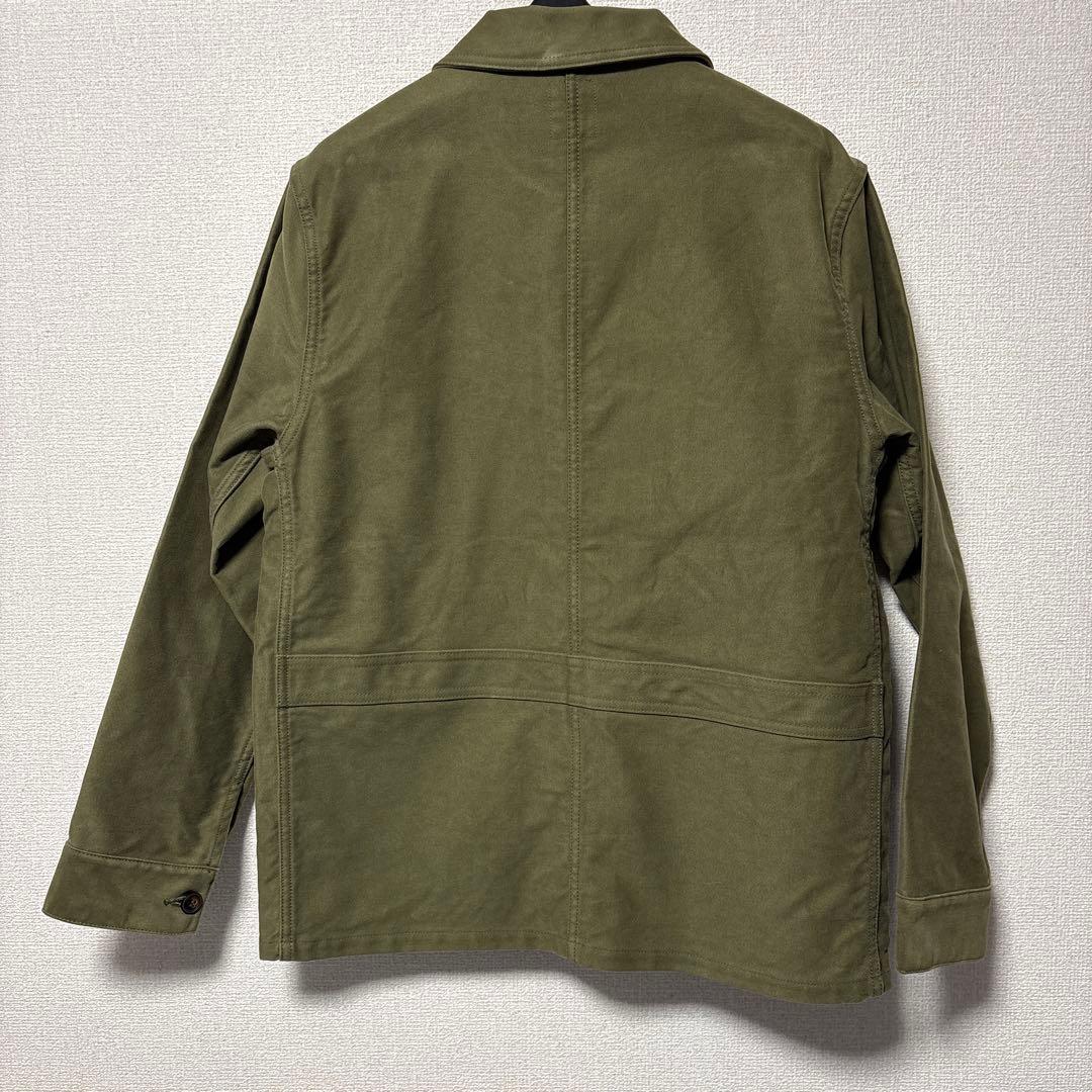 FOB FACTORY モールスキン　カバーオール サイズ2 オリーブ