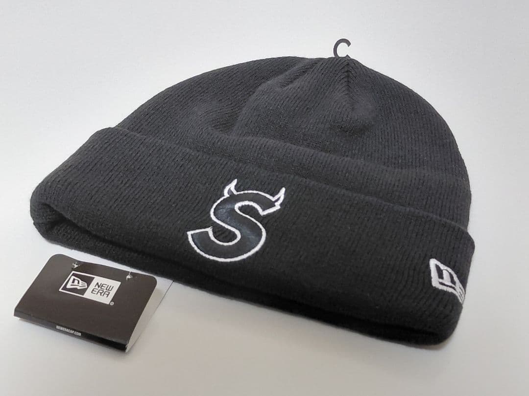 新品・未着用　Supreme × New Era　S Logoツノ　Beanie