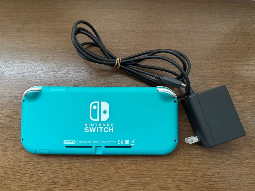 Nintendo Switch Lite ターコイズ　充電器付き