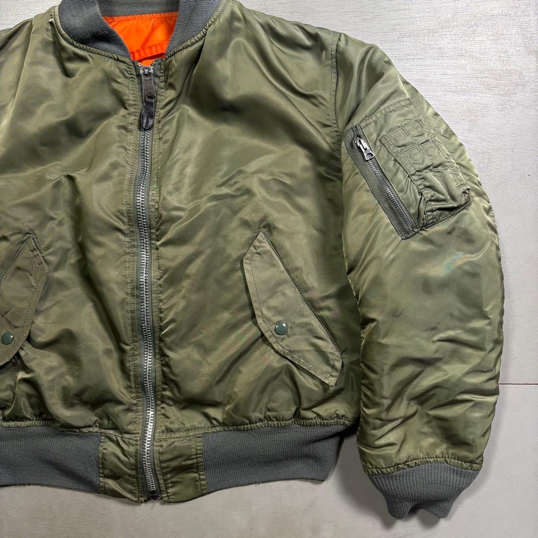 USA製 ALPHA INDUSTRIES MA-1 短丈 IDEAL M