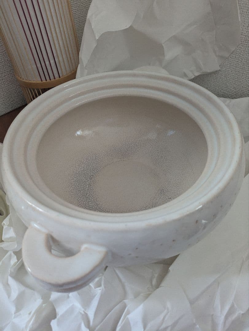 長谷園 伊賀土鍋 大 ヘルシー蒸し鍋 陶製すのこ付き 直径約20cm