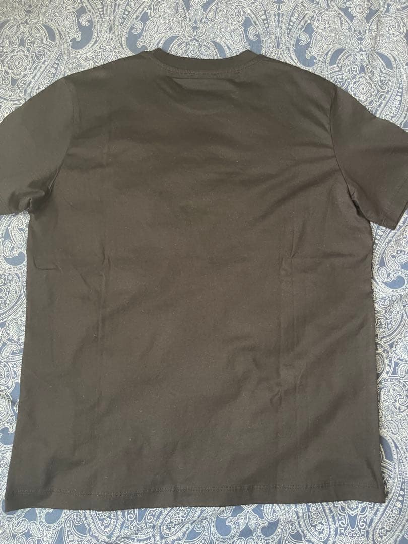 MONCLER 刺繍キャラクター ブラックTシャツ