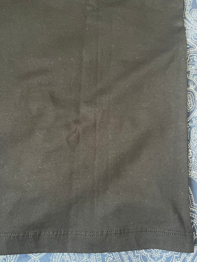 MONCLER 刺繍キャラクター ブラックTシャツ