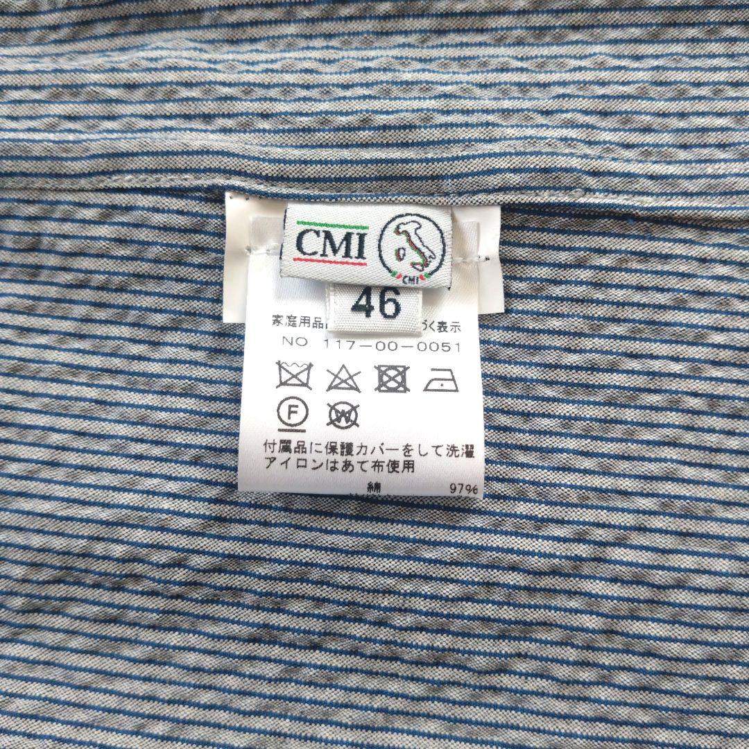 【SHIPS】シアサッカー生地ジャケット ライトブルー Size46