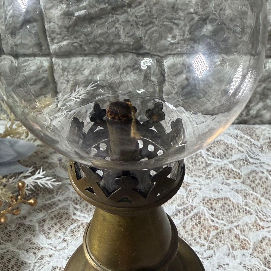 フランス製 アンティーク ピジョンランプ Lampe Olympe オイルランプ