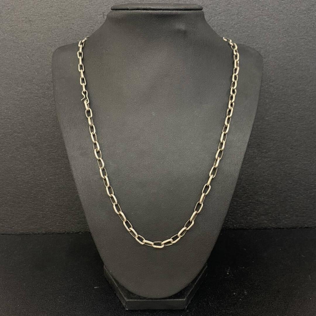 NAVAJO VINATGE シルバー あずき 5mm チェーン 62cm