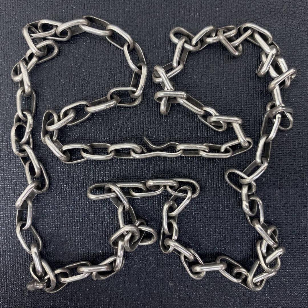 NAVAJO VINATGE シルバー あずき 5mm チェーン 62cm