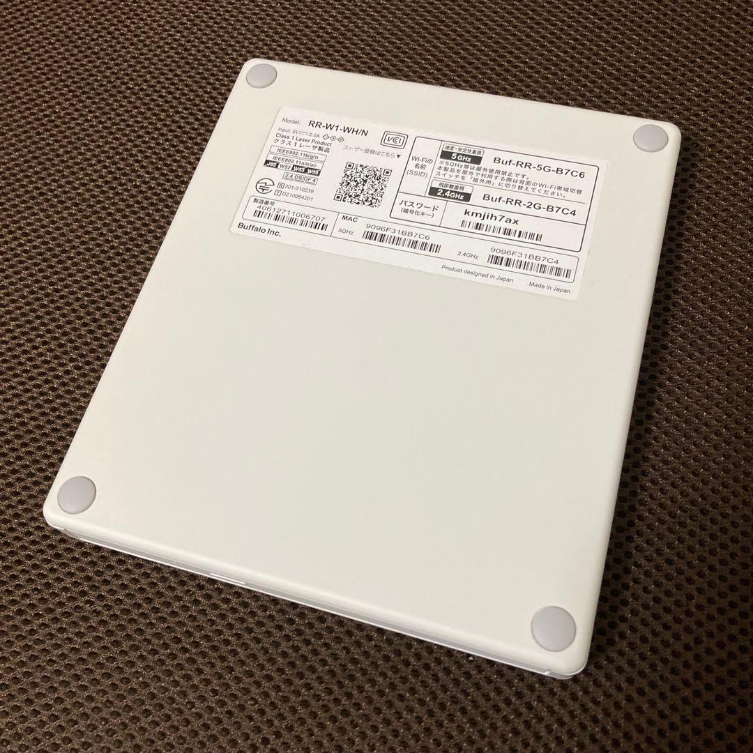BUFFALO バッファロー　ラクレコ　Wi-Fiモデル　RR-W1-WH