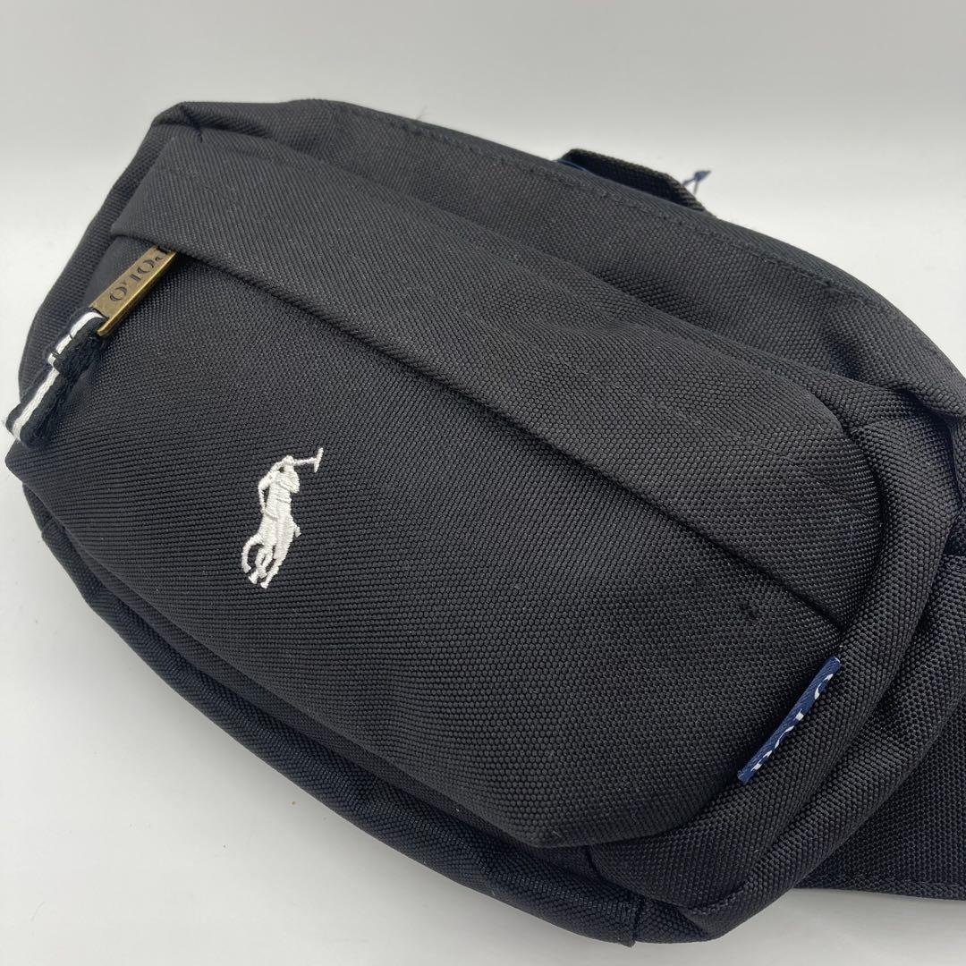 新品 ポロラルフローレン クロスボディバッグ ブラック Polo 9AR012