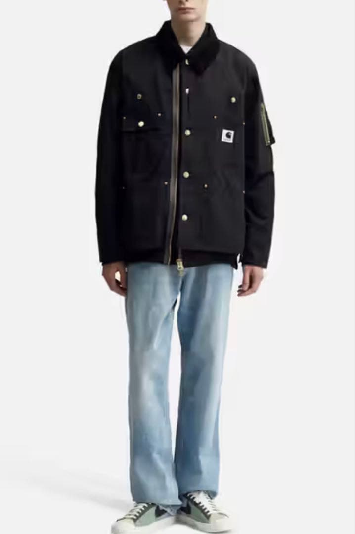 Carhartt x sacai MA-1 Jacket 2 黒　ジャケット