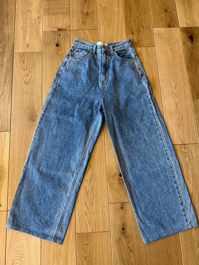 Na.e Wide Loose Jeans _Deep Blue デニム　パンツ