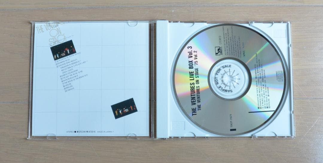 ザ・ベンチャーズ / ライブボックスVol.3（見本品）