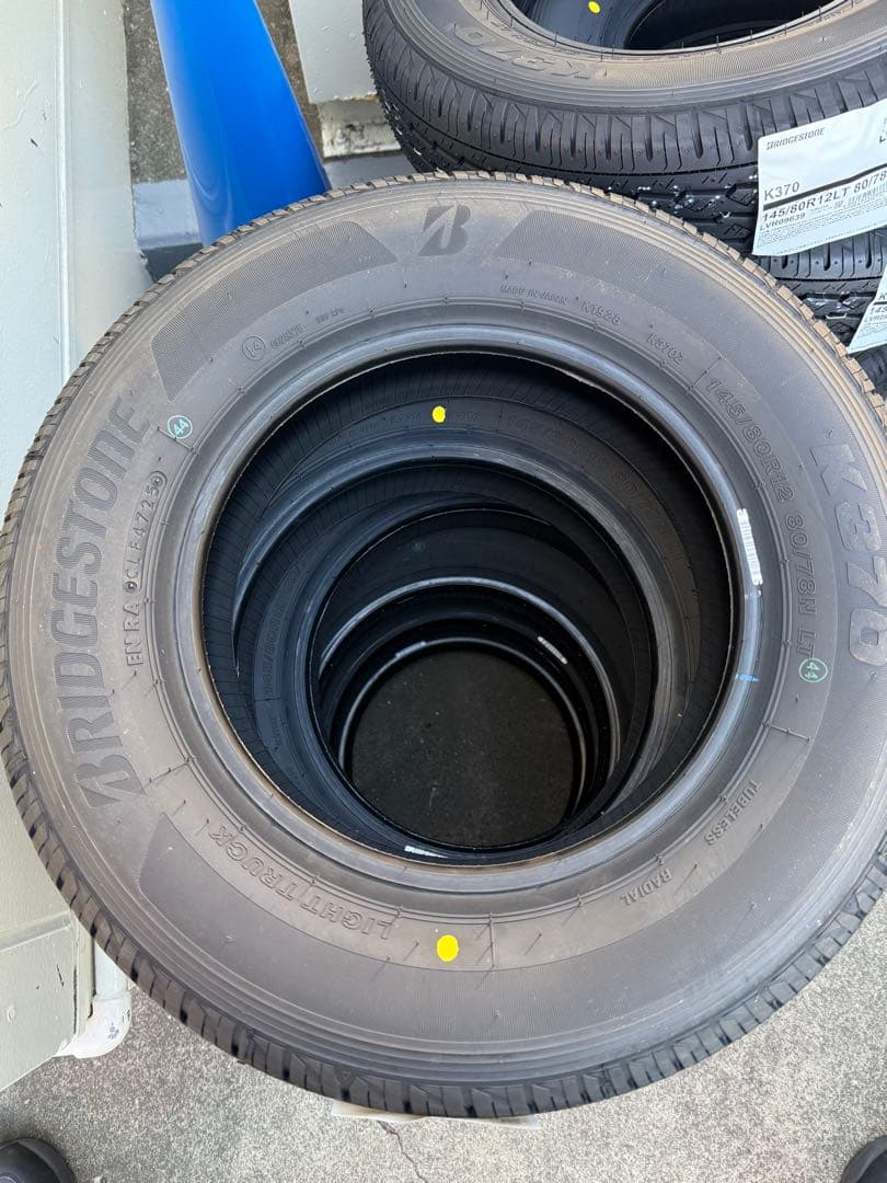 ブリヂストン 145/80R12 145R12 6PR