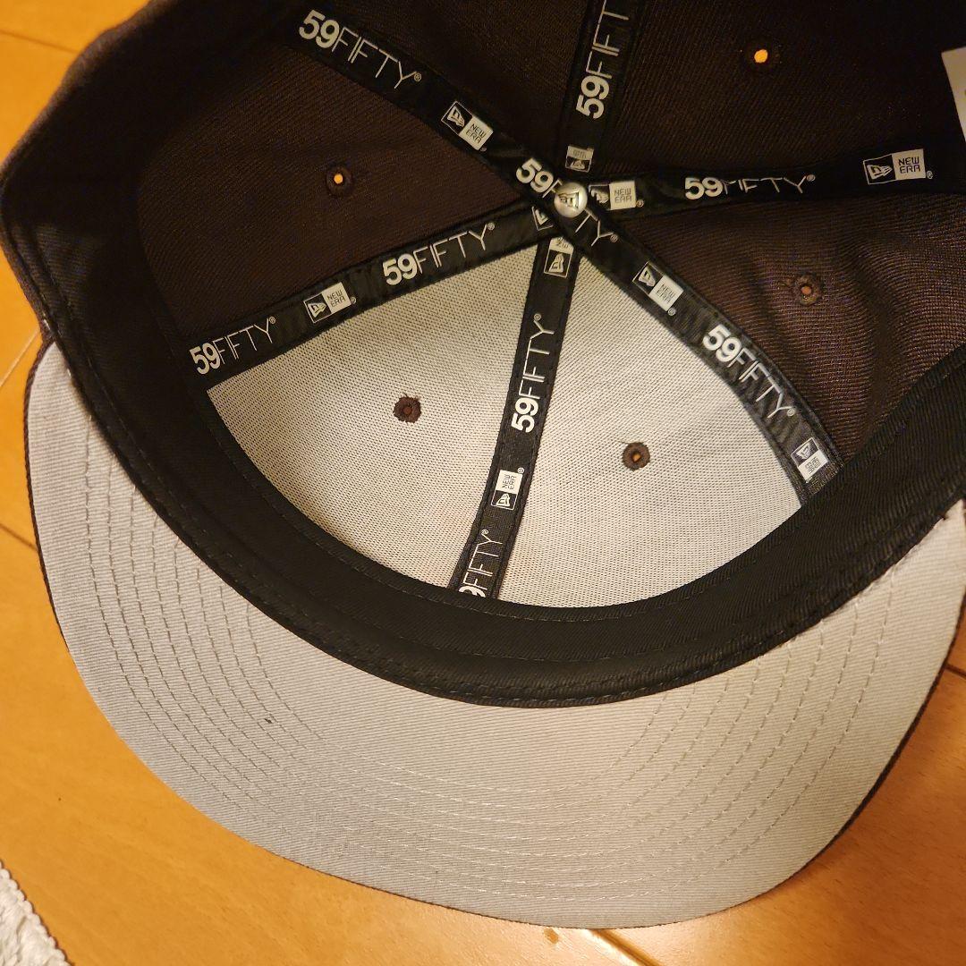 Supreme 59FIFTY キャップ ブラウン7 3/8