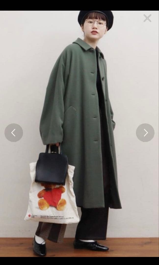 fig London エアリアルパイル Phebe CO グリーン