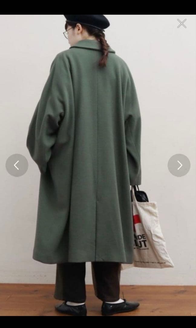 fig London エアリアルパイル Phebe CO グリーン